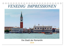 Venedig Impressionen (Tischkalender 2024 DIN A5 quer), CALVENDO Monatskalender