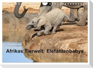 Afrikas Tierwelt: Elefantenbabys (Wandkalender 2024 DIN A4 quer), CALVENDO Monatskalender