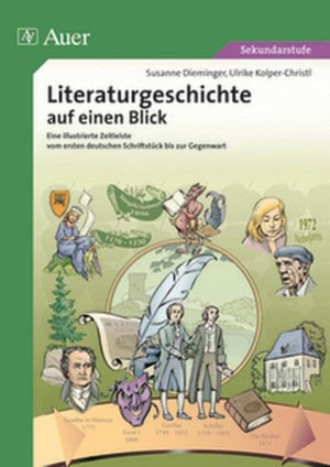 Dieminger, Susanne / Ulrike Kolper-Christl. Literaturgeschichte auf einen Blick - Eine illustrierte Zeitleiste vom Barock bis zur Gegenwart (5. bis 13. Klasse). Auer Verlag i.d.AAP LW, 2023.