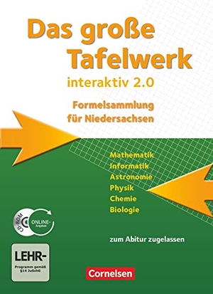 Wörstenfeld, Willi / Winter, Rolf et al. große Tafelwerk interaktiv 2.0 Niedersachsen. Schülerbuch. Cornelsen Verlag GmbH, 2012.
