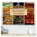 Karussell - Nostalgie (hochwertiger Premium Wandkalender 2024 DIN A2 quer), Kunstdruck in Hochglanz