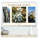 Flora der Alpen (hochwertiger Premium Wandkalender 2025 DIN A2 quer), Kunstdruck in Hochglanz