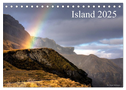 Island 2025 (Tischkalender 2025 DIN A5 quer), CALVENDO Monatskalender