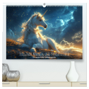 Fliegende Mähnen und Sternenstaub - Ein zauberhafter Jahresbegleiter (hochwertiger Premium Wandkalender 2025 DIN A2 quer), Kunstdruck in Hochglanz