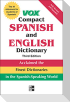 Vox Compact Spanish and English Dictionary, Third Edition (Paperback)