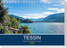 Tessin, zwischen Lago Maggiore und Lugano (Tischkalender 2023 DIN A5 quer)