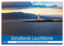 Schottlands Leuchttürme (Wandkalender 2025 DIN A3 quer), CALVENDO Monatskalender