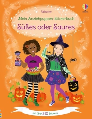 Watt, Fiona. Mein Anziehpuppen-Stickerbuch: Süßes oder Saures - Stickerheft mit über 210 Anzieh-Stickern - Stickervergnügen ab 5 Jahren. Usborne Verlag, 2024.