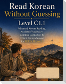 Read Korean Without Guessing Level C1.1