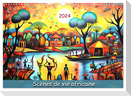 Scènes de vie africaine (Calendrier mural 2025 DIN A3 vertical), CALVENDO calendrier mensuel