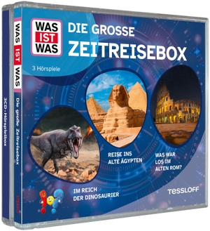 Tessloff Verlag Ragnar Tessloff GmbH & Co. KG (Hrsg.). WAS IST WAS 3-CD Hörspielbox. Die große Zeitreisebox. Tessloff Verlag, 2026.