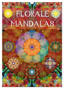 FLORALE MANDALAS (Wandkalender 2025 DIN A3 hoch), CALVENDO Monatskalender