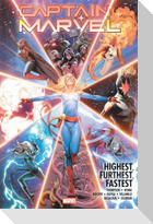 Captain Marvel: Highest, Furthest, Fastest Omnibus Carmen Carnero Cover