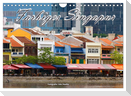 Farbiges Singapur (Wandkalender 2024 DIN A4 quer), CALVENDO Monatskalender