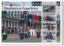 Faszination Superbikes (Tischkalender 2024 DIN A5 quer), CALVENDO Monatskalender