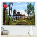 Camino Portugues - Jakobsweg (hochwertiger Premium Wandkalender 2024 DIN A2 quer), Kunstdruck in Hochglanz