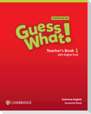 Guess What! American English Level 1 Teacher's Book with Teacher's Digital Pack Updated