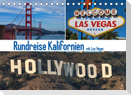 Rundreise Kalifornien mit Las Vegas (Tischkalender 2023 DIN A5 quer)