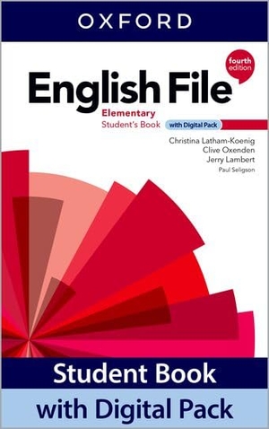 Latham-Koenig, Christina / Oxenden, Clive et al. English File: Elementary: Student Book with Digital Pack - Print Student Book and 2 years' access to Student e-book, Workbook e-book, Online Practice and Student Resources.. Oxford University ELT, 2022.