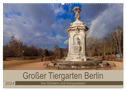 Großer Tiergarten Berlin - Von Dichtern und Komponisten (Wandkalender 2024 DIN A2 quer), CALVENDO Monatskalender