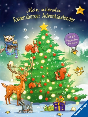 Orso, Kathrin Lena / Grimm, Sandra et al. Mein schönster Ravensburger Adventskalender - Mit 24 Pappbilderbüchern. Ravensburger Verlag, 2027.