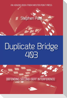 Duplicate Bridge 403
