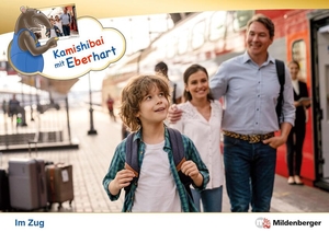 Brandau, Nicole / Stefanie Drecktrah. Kamishibai mit Eberhart - Im Zug - Set - Erzähltheater-Karten mit (Vor-)Leseheft-Paket. Mildenberger Verlag GmbH, 2024.