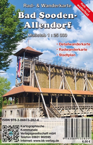 Kkv Kartographische Kommunale Verlagsgesellschaft Mbh (Hrsg.). Bad Sooden-Allendorf - Rad- und Wanderkarte mit Stadtplan (Reiß- und wetterfest). Kartographische Komm. Ver, 2026.