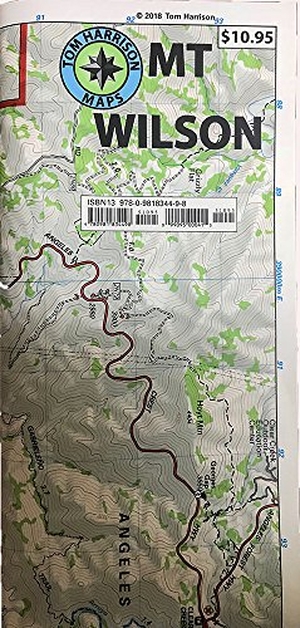 Harrison, Tom. Mt. Wilson. Tom Harrison Maps, 2013.