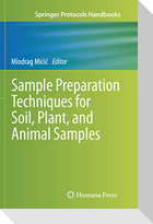 Sample Preparation Techniques for Soil, Plant, and Animal Samples