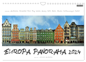 Europa Panorama 2024 (Wandkalender 2024 DIN A4 quer), CALVENDO Monatskalender