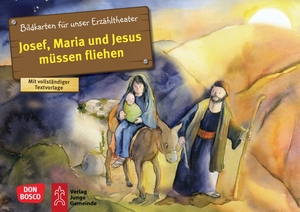 Nommensen, Klaus-Uwe. Josef, Maria und Jesus müssen fliehen. Kamishibai Bildkartenset - Entdecken - Erzählen - Begreifen. Kinderbibelgeschichten. Weihnachtsgeschichte mit dem Erzähltheater entdecken: die Flucht nach Ägypten. Don Bosco Medien GmbH, 2020.