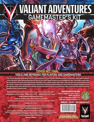 Kenson, Steve / Alexander Thomas. Valiant Adventures Gamemaster's Kit - A Valiant Adventures RPG Accessory. Green Ronin Publishing, 2026.