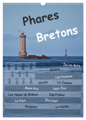 Phares Bretons (Wandkalender 2025 DIN A3 hoch), CALVENDO Monatskalender