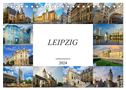 Leipzig Impressionen (Tischkalender 2024 DIN A5 quer), CALVENDO Monatskalender