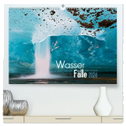 Wasserfälle klein und groß (hochwertiger Premium Wandkalender 2024 DIN A2 quer), Kunstdruck in Hochglanz