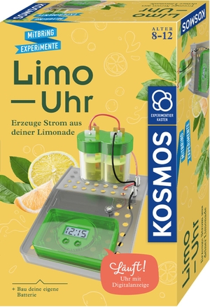 Limo-Uhr - Experimentierkasten. Franckh-Kosmos, 2021.