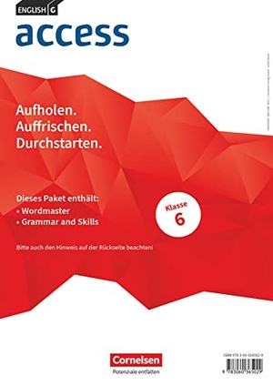 English G Access Band 2: 6. Schuljahr - Wordmaster und Grammar and Skills (Im Paket). Cornelsen Verlag GmbH, 2021.
