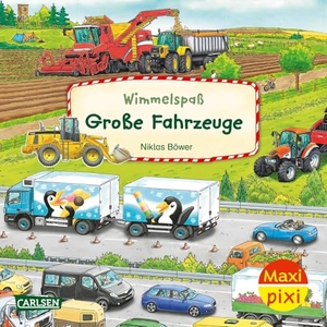 Braun, Christina. Maxi Pixi 488: VE 5: Wimmelspaß Große Fahrzeuge (5 Exemplare). Carlsen Verlag GmbH, 2025.