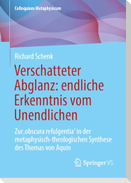 Verschatteter Abglanz: endliche Erkenntnis vom Unendlichen