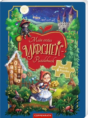 Andersen, Hans Christian / Brüder Grimm. Mein erstes Märchen-Puzzlebuch - Buch mit 4 Puzzles. Coppenrath, 2026.