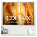 REDHEADS - Portrait aus dem Paradies (hochwertiger Premium Wandkalender 2024 DIN A2 quer), Kunstdruck in Hochglanz