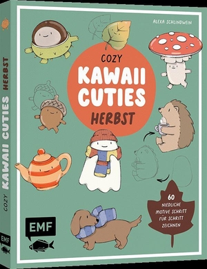 Schlindwein, Alexa. Cozy Kawaii Cuties - Herbst - 60 niedliche Motive Schritt für Schritt zeichnen | Inklusive Ausmalseiten & tollen Kreativideen zum Download. Edition Michael Fischer, 2026.