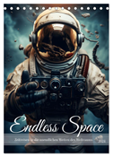Endless Space - Zeitreisen in die unendlichen Weites des Weltraums (Tischkalender 2024 DIN A5 hoch), CALVENDO Monatskalender