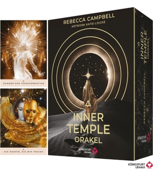 Campbell, Rebecca. Inner Temple Orakel - 44 farbige Orakelkarten mit 160-seitigem farbigen Booklet (Magnetschachtel mit Kartenrahmen). Königsfurt-Urania, 2026.