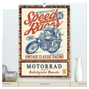 Motorrad - nostalgische Momente (hochwertiger Premium Wandkalender 2024 DIN A2 hoch), Kunstdruck in Hochglanz