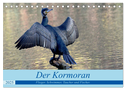 Der Kormoran, ein guter Flieger, Schwimmer, Taucher und Fischer. (Tischkalender 2025 DIN A5 quer), CALVENDO Monatskalender