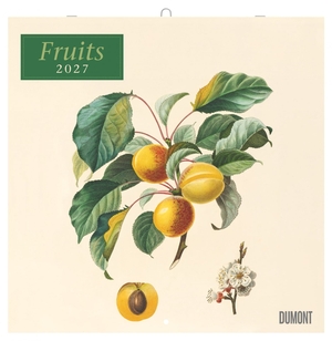 Neumann Verlage GmbH & Co KG (Hrsg.). Fruits 2027 - Wandkalender 30x30 cm (30x60 cm geöffnet) mit Notizkalendarium und 12 historischen Obst-Illustrationen von Pierre Antoine Poiteau. Neumann Verlage GmbH & Co, 2026.