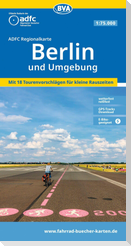 BVA ADFC Regionalkarte Berlin und Umgebung, mit Knotenpunkten 1:75.000