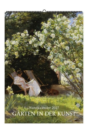 Gärten in der Kunst. Wandkalender 2027 - Mit Gemälden von Klimt, Macke, Caillebotte, Pissaro u. a.. Favoritenpresse, 2026.